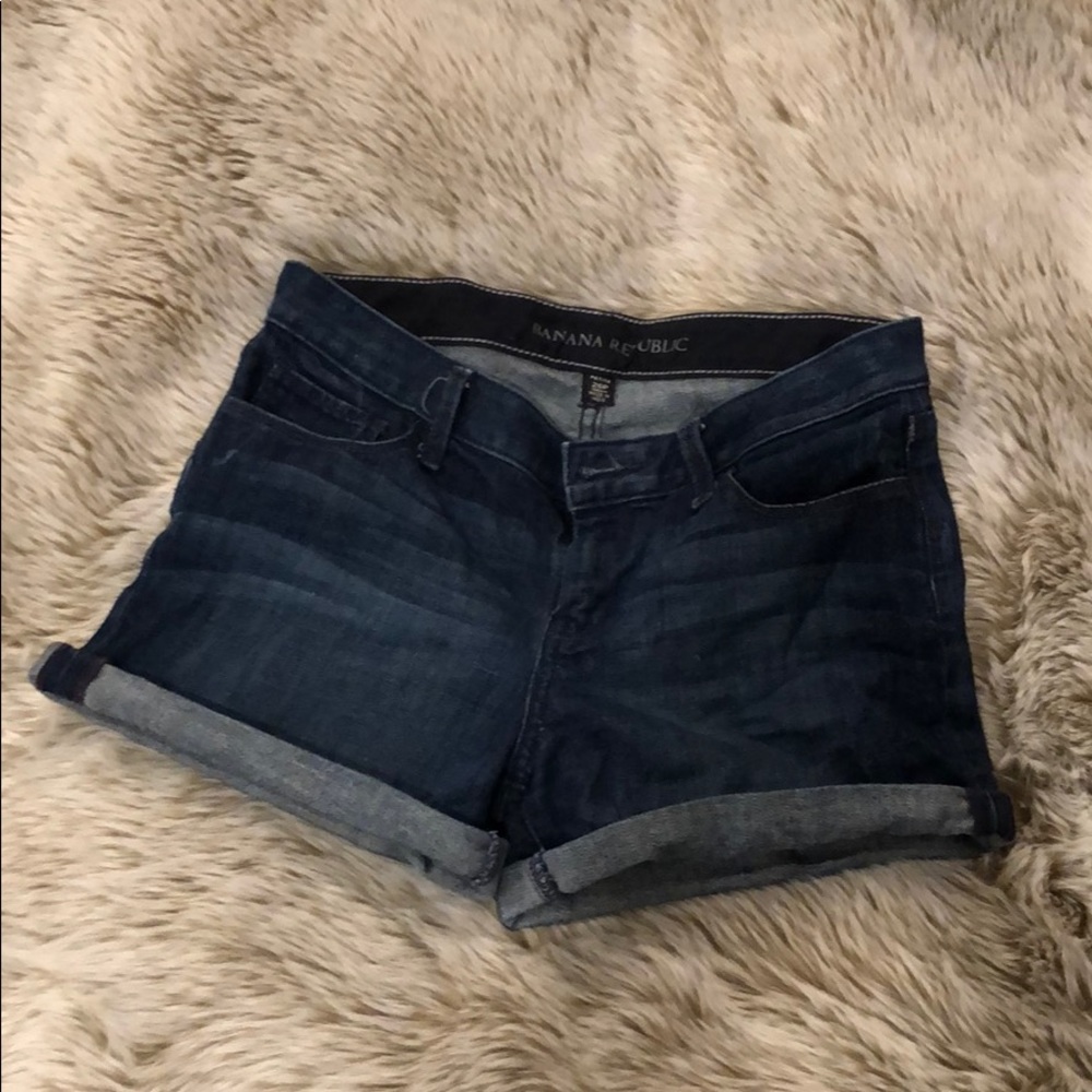 Jean shorts size 26p from Banana Republic
